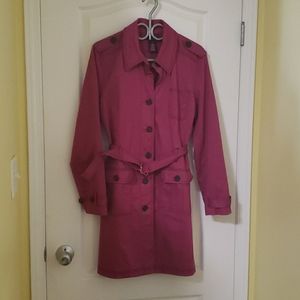 Magenta Pea Coat Apostrophe Jacket Sz 12 $20